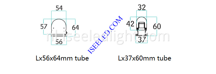 DMX gekleurde buislampen DMX Coloured Tube Lights